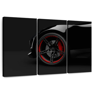 Voiture de course noire Mehar Sleek