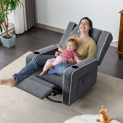 Fauteuil inclinable manuel pivotant de 30,7 po Flossmoor