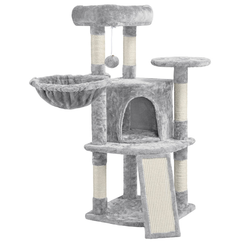 106cm H Cat Tree, Light Grey