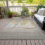 Tapis taupe Xhevrie intérieur / extérieur lavable à la machine-112059914