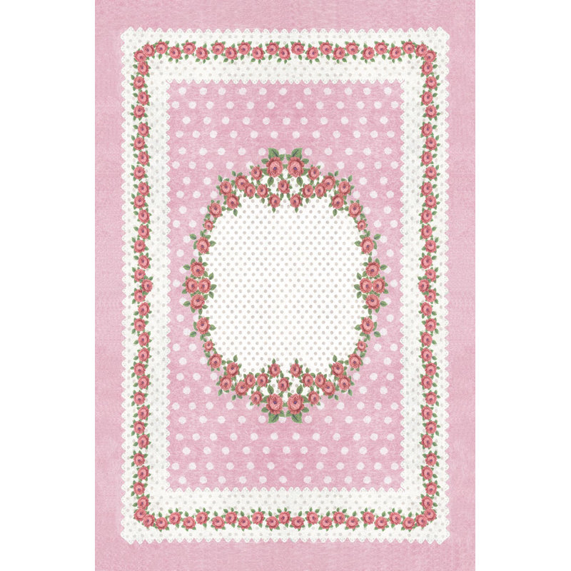 Premium Woven Carpet, 5.2 x 7.5 Feet, 100% Polyester, 0.3 in Pile Height | Antibacterial, Non-Slip Underside, Machine Washable | 3D Digital Printed Design, Ideal for Living Room & Bedroom Decor