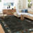 Modern Machine Washable Rugs Bordered Design Non-Slip Low Pile Rubber Backing Indoor Area Rug for Living Room Bedroom Kitchen Dining Room-511390807