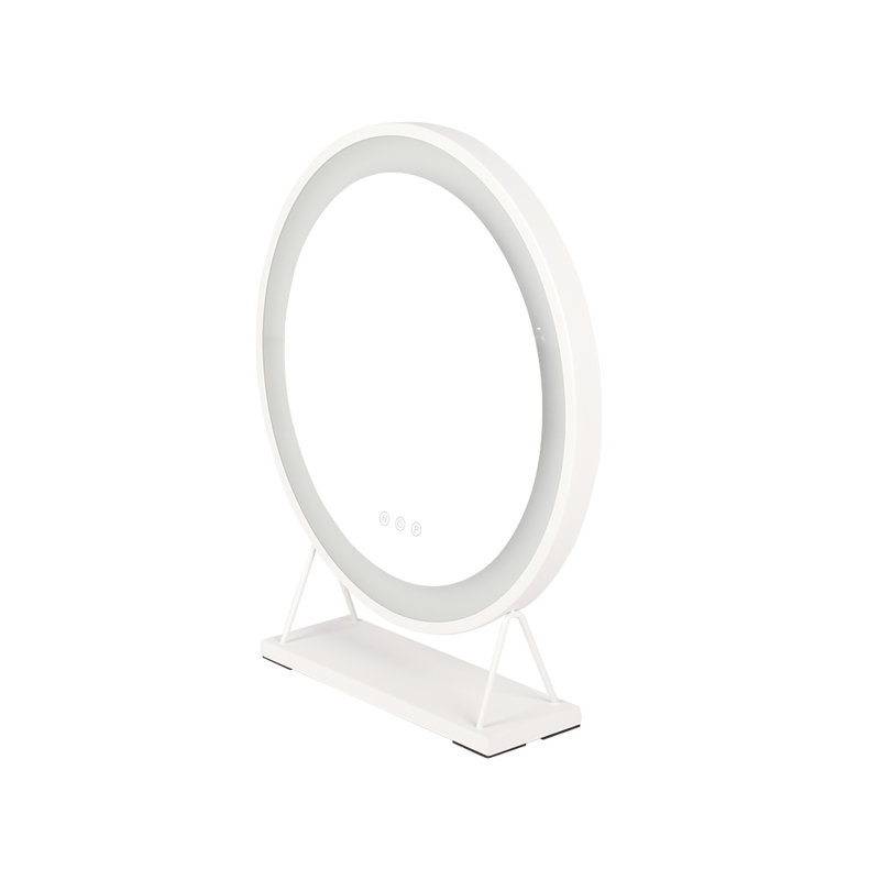 Bollen Metal Round Floor Mirror
