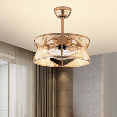 Shondale 18 inch Smart Ceiling Fan with Light and Remote Control