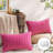 Velvet Quilted Throw Pillows, Braided Textured Decorative Cushion-1907549692-1927507250