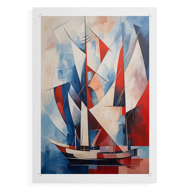 NAUTICAL Series CDXX - Impression sur toile seulement - NON-CADRE, H 18 po x l 12 po