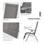 Chaise longue inclinable 29 po Okelly