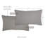 Couvre-oreiller en toile de jute gris tourterelle-1719908151