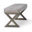 Salinger 48"W Vegan Leather Contemporary Modern Large Ottoman Bench with Quilted Stitching-559618752