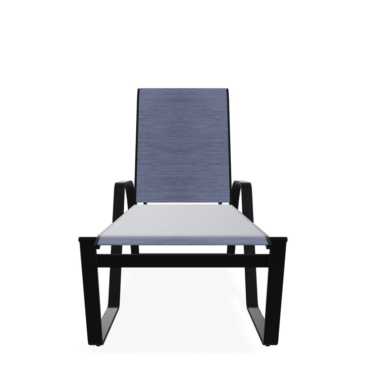 Holna Outdoor Rust-Resistant Metal Chaise Lounge