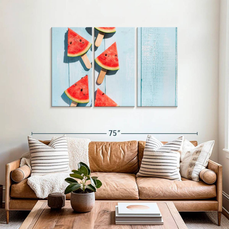 Yarlin Watermelon, 36" H x 57" W