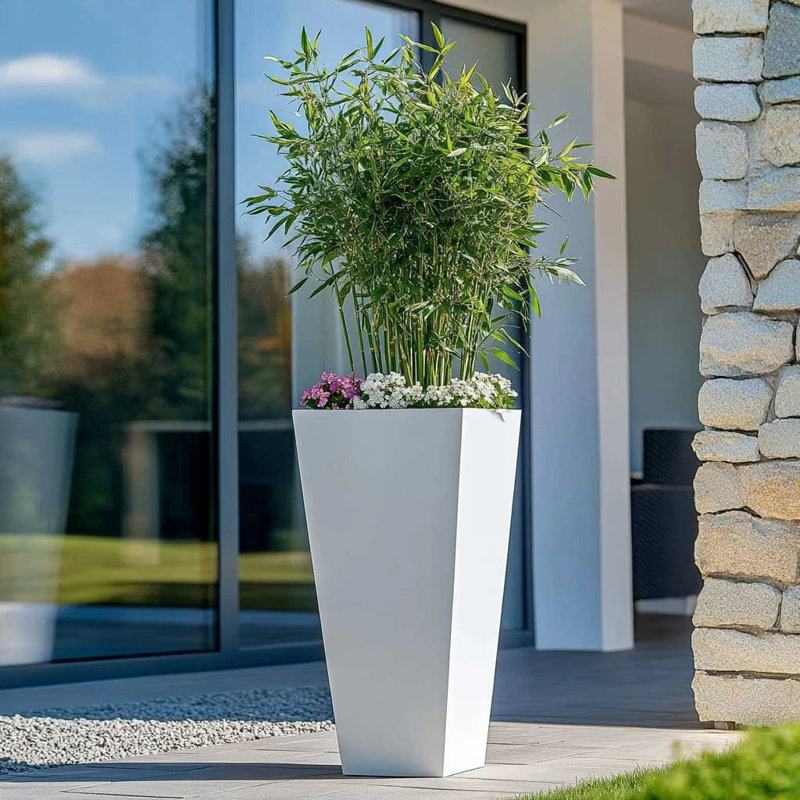 Benni Planter Box, 40cm H x 90cm W x 40cm D, White