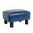 Blue PU Leather