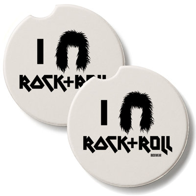 Ensemble de 2 sous-verres Rock and Roll