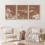 «Brown Mountain Nature Landscape», reproduction d'art encadrée, affiche, petit art mural-104789199-104789203