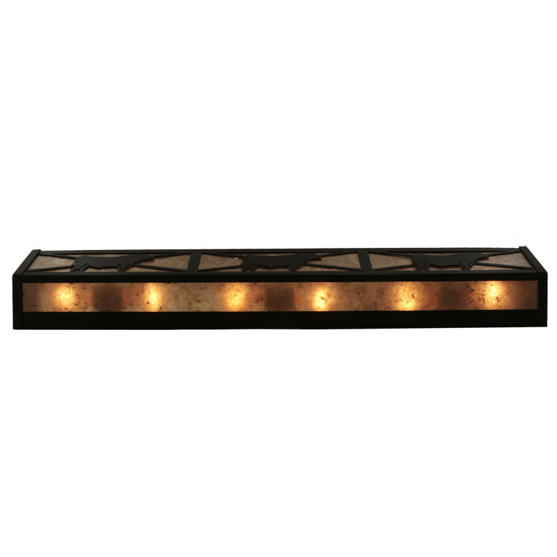 Rustic Lodge 6 - Light Bath Bar, Timeless Bronze