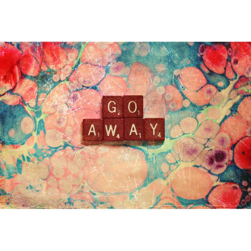 «Go Away» par Art Collective, impression sur toile tendue, H 40 po x l 60 po x 1,5 po