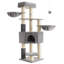 63-inch Heavy-duty Cat Tower With Self-warming Pads-1101045630