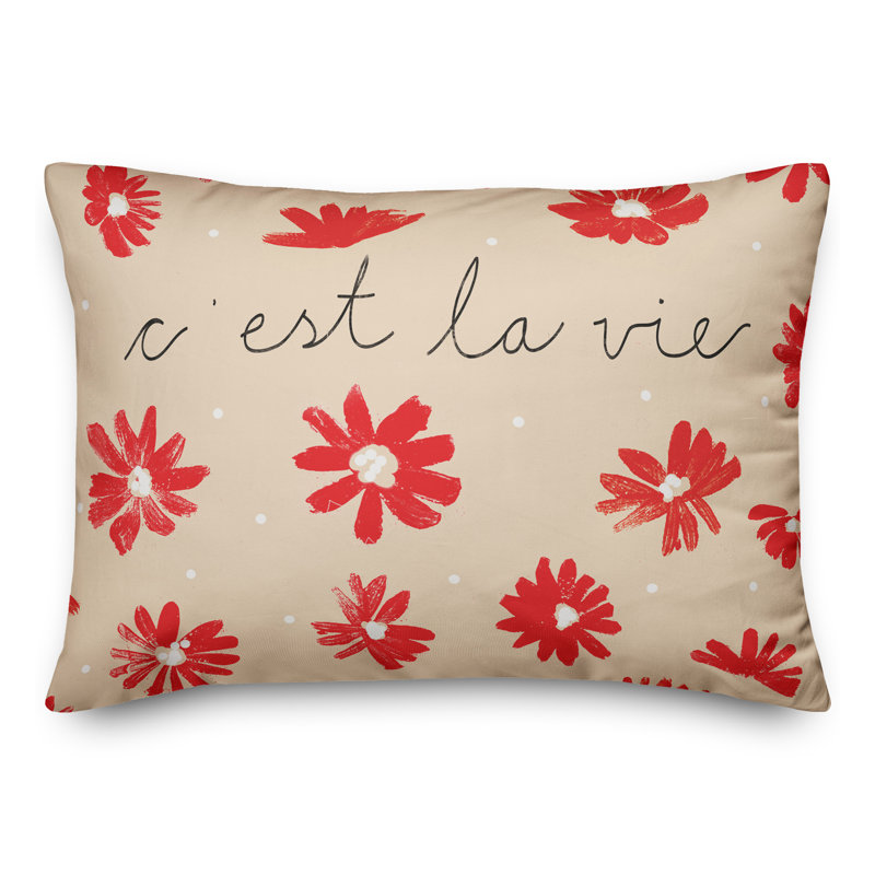 Floral Throw Pillow