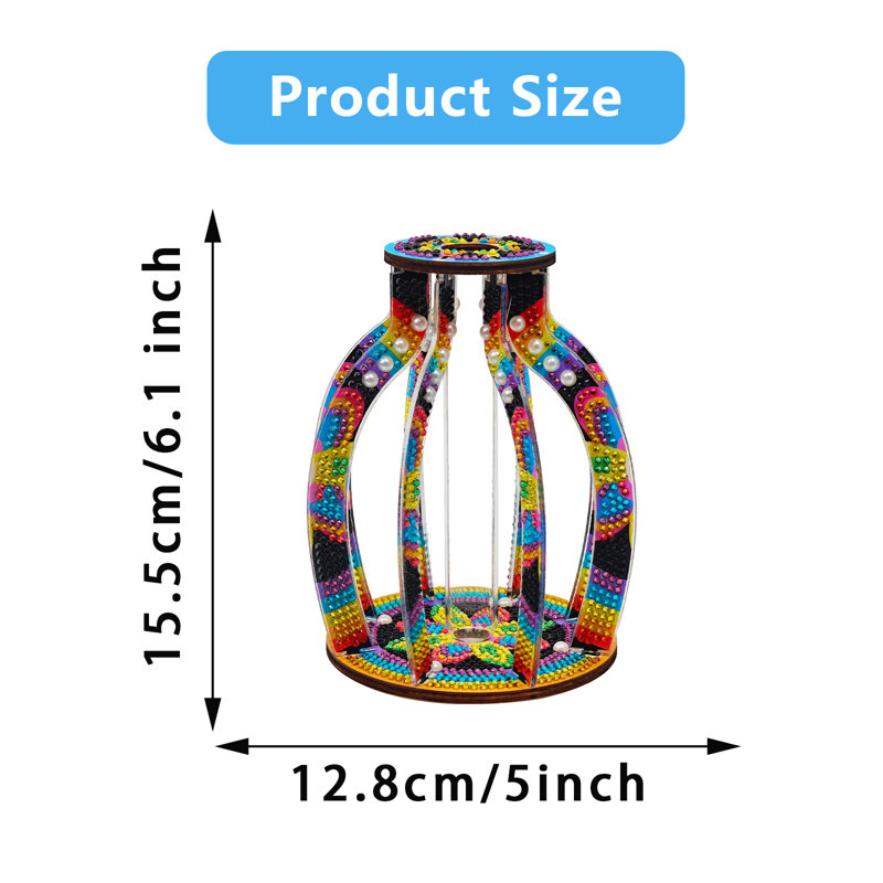 DIY Diamond Painting Vase Kit