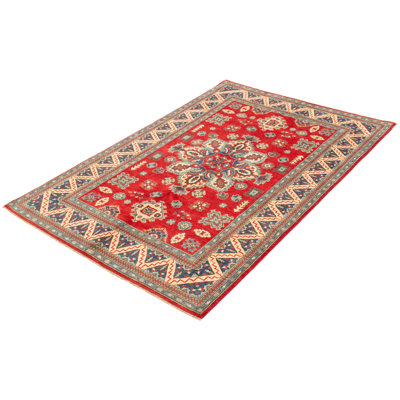 Kallia One-of-a-Kind 6'2" X 9'3" New Age Wool Area Rug in Red