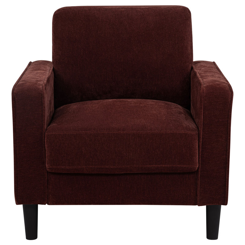 Martten Track Arm Chair, Rust Red