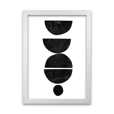 Mid Century Abstract Shapes Original - Print