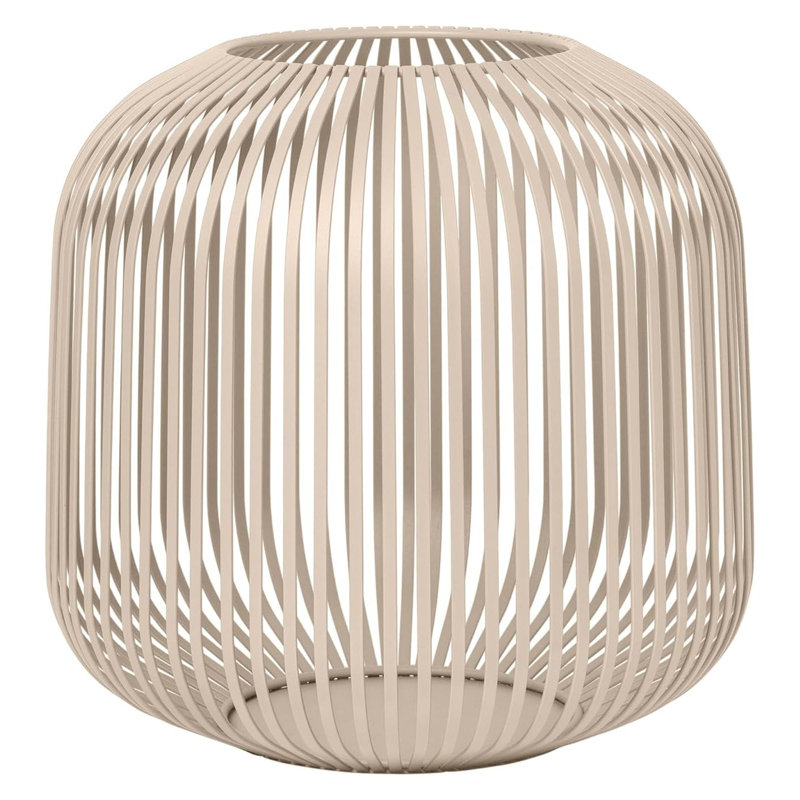 Lito Other Corner Lantern, 27 cm H x 28 cm W x 28 cm D, Light Brown