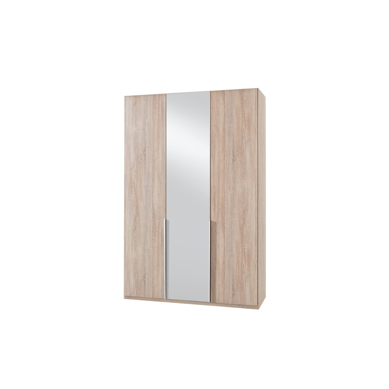 Cliveden 3 Door Manufactured Wood Wardrobe, Oak