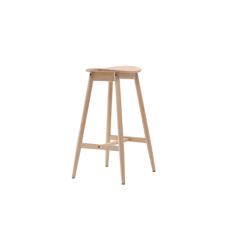 Zara Counter Stool with Metal Frame, White