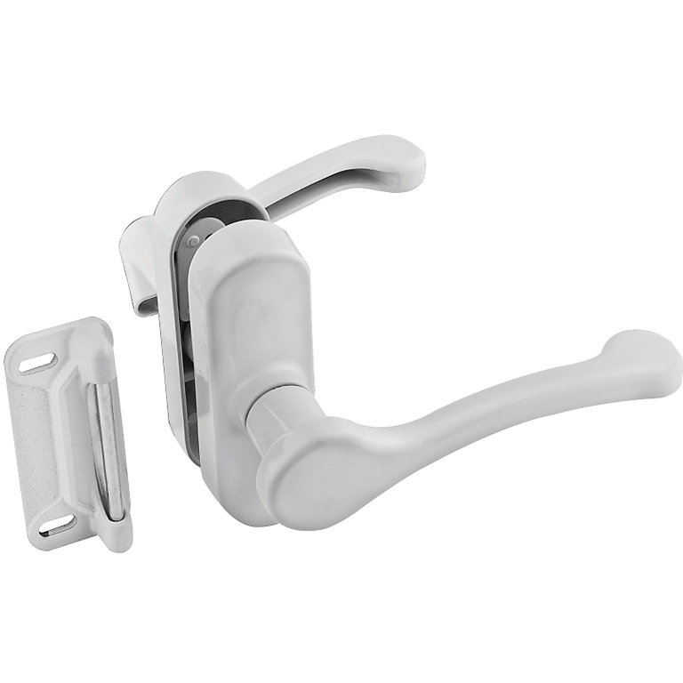 Loquet contemporain contemporain sans clé, Blanc