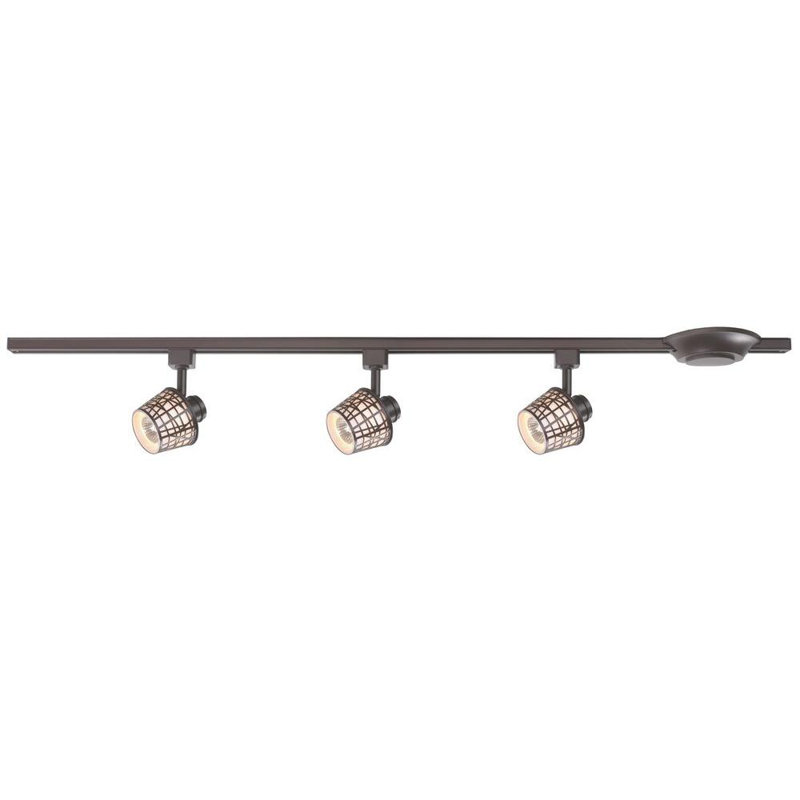44'' 3 -Light Track Track Kit with Dimmable and Adjustable Head, Antique Bronze