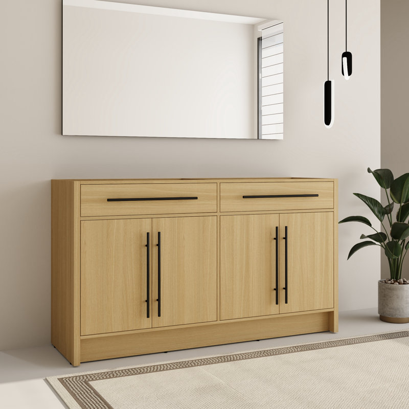 Base de meuble-lavabo double 60 po 60 po