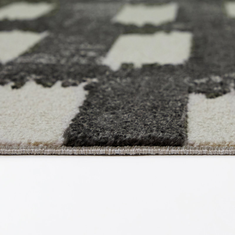 Tapis gris anthracite Armand, 5 pi 3 po x 7 pi