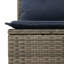 62cm Wide Patio Sofa with Cushions