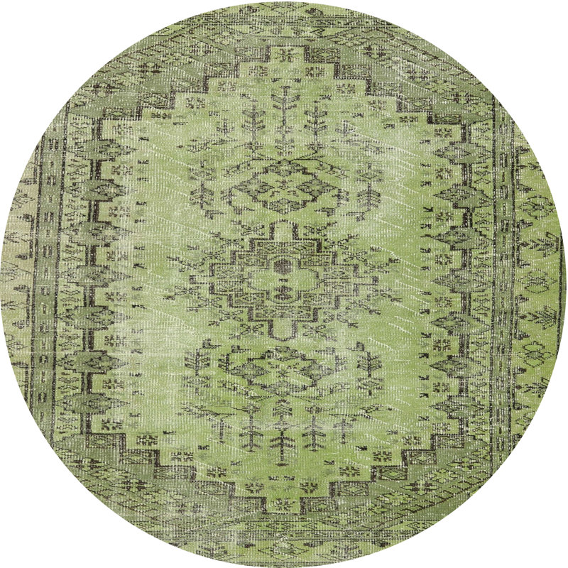 Oriental Indoor Rug, Round 5'