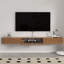Meuble télé flottant ultrabrillant, tablette murale-964035816-954431611