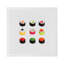 Sushi Zen Cotton Sateen Dinner Napkins
