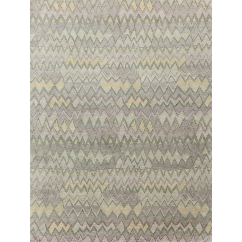 Bargello Chevron Area Rug, Rectangle 12' x 15'