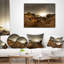 Coussin lombaire paysage