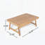 Table basse de patio en bois d'acacia
