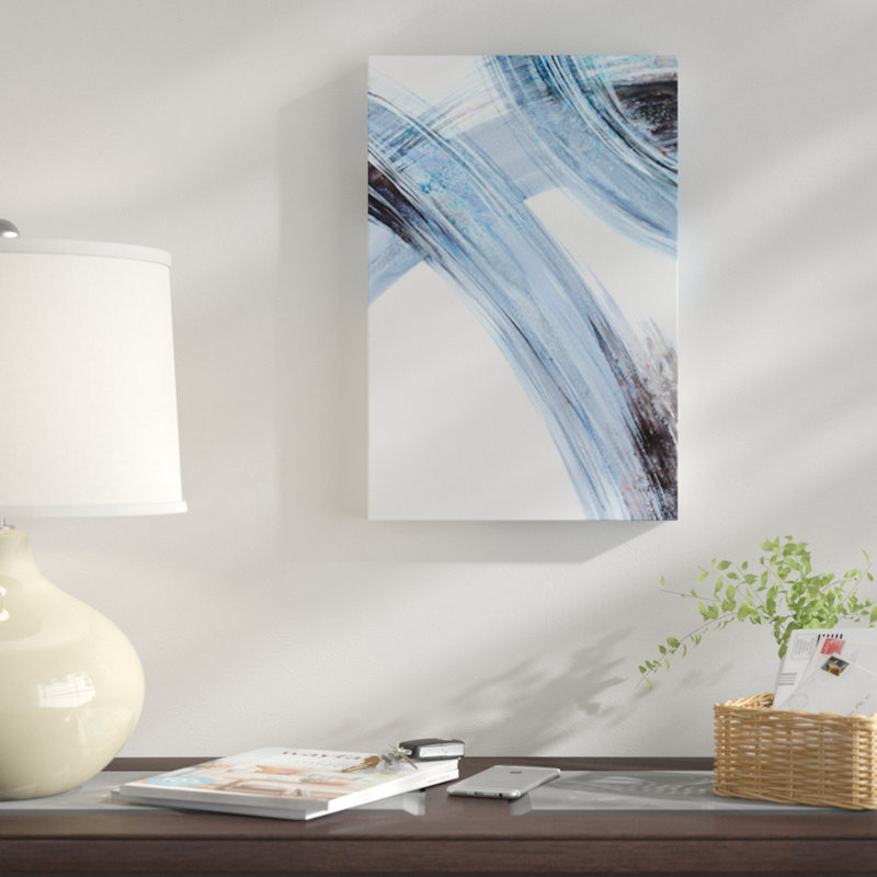 « lines i », impression sur toile, H 12 po x l 8 po x P 0,75 po, Pas de tapis, Toile tendue