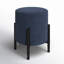 Repose-pieds de patio rond 17 po avec tissu Sunbrella Talita-418790616