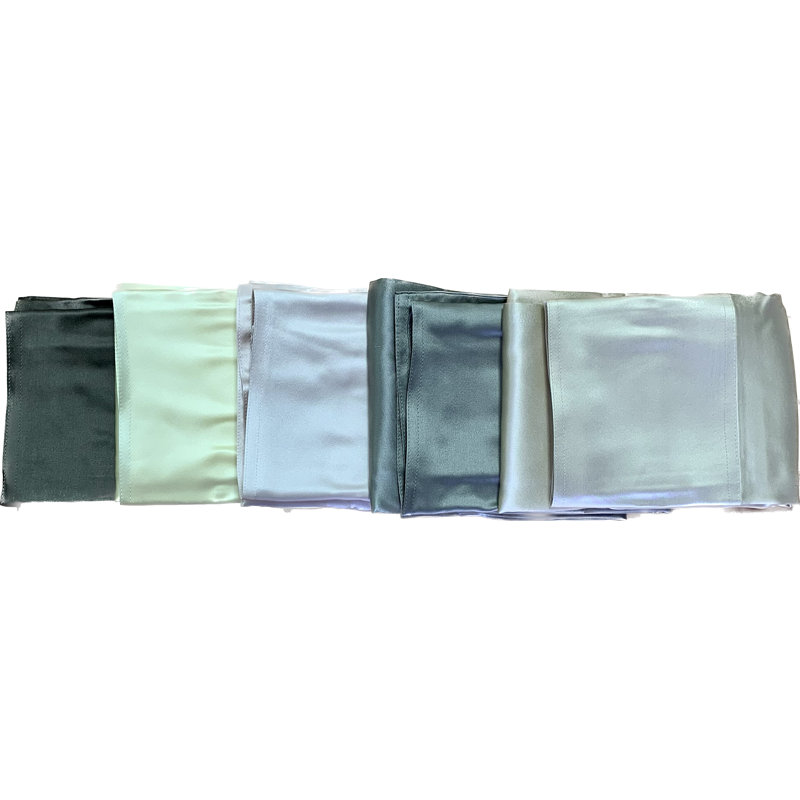 Taie d'oreiller classique en satin, Taie d'oreiller taille très grand, Gouttes de pluie
