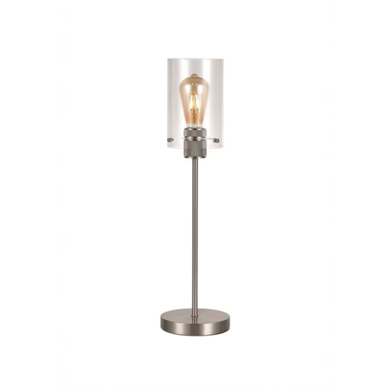 Genebern Metal Table Lamp, Nickel