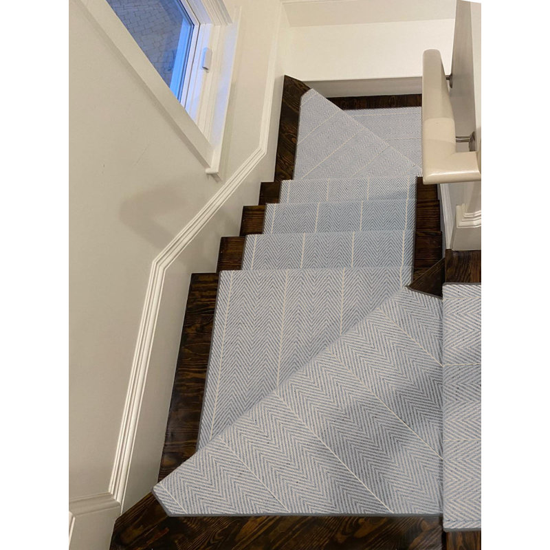 Custom Multi Size Stair Handmade Wool Rug, Runner 2'7" x 27'