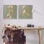 "Classic Blooms On Green" par Liz Jardine, 2 pièces sur toile-140547280