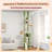 Dylann 112'' Hight Cat Tree Floor to Ceiling Cat Tower with Adjustable Height(85-112 Inches), 7 Tiers Climbing Activity Centre with Cozy Hammocks, 5 Platforms and Scratching Posts for Indoor Cats-1528132166