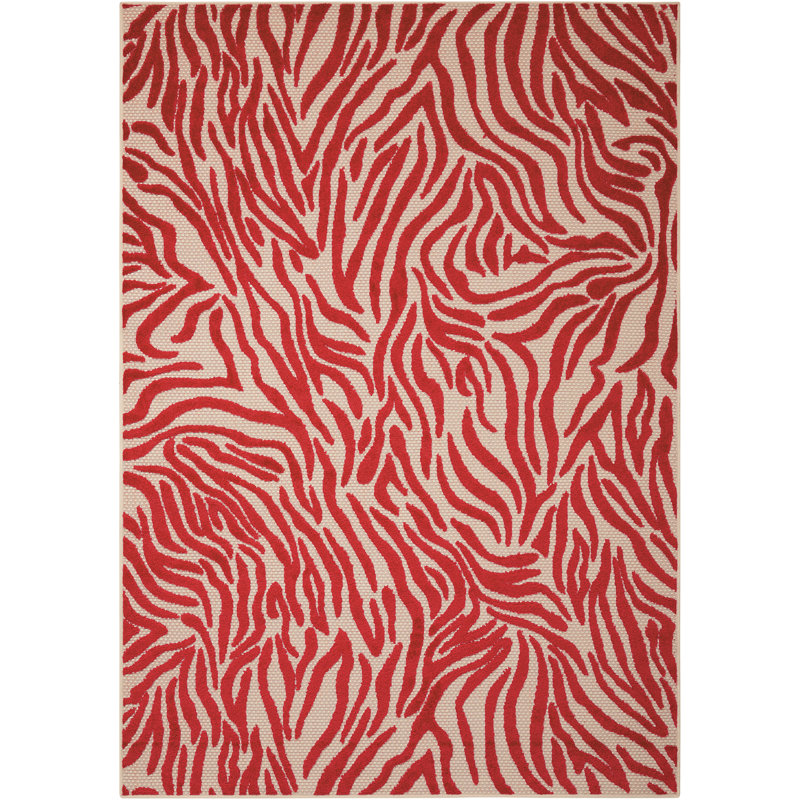Strickland Animal Print Area Rug, Rectangle 160 x 226cm