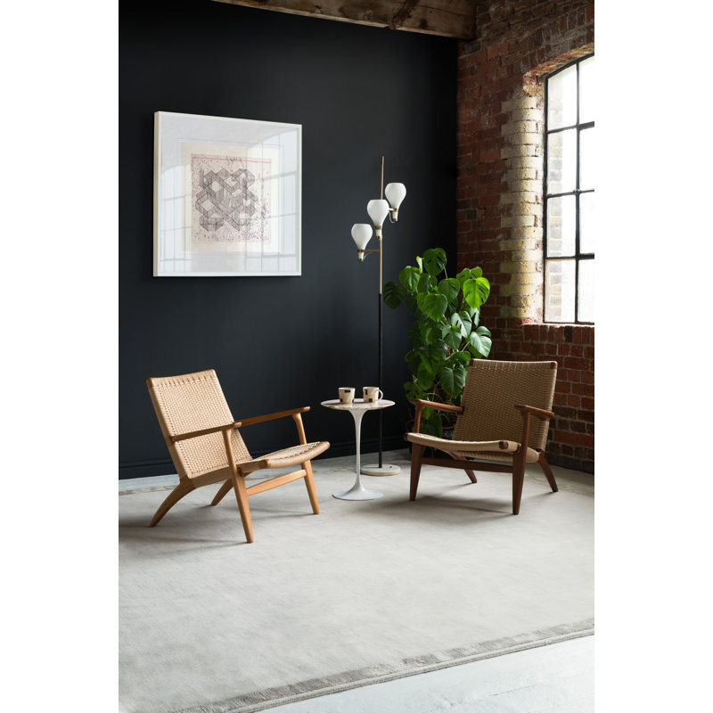 Farrow & Ball Cut & Loop Stripe Holland Stone Area Rug, Rectangle 12' x 16'